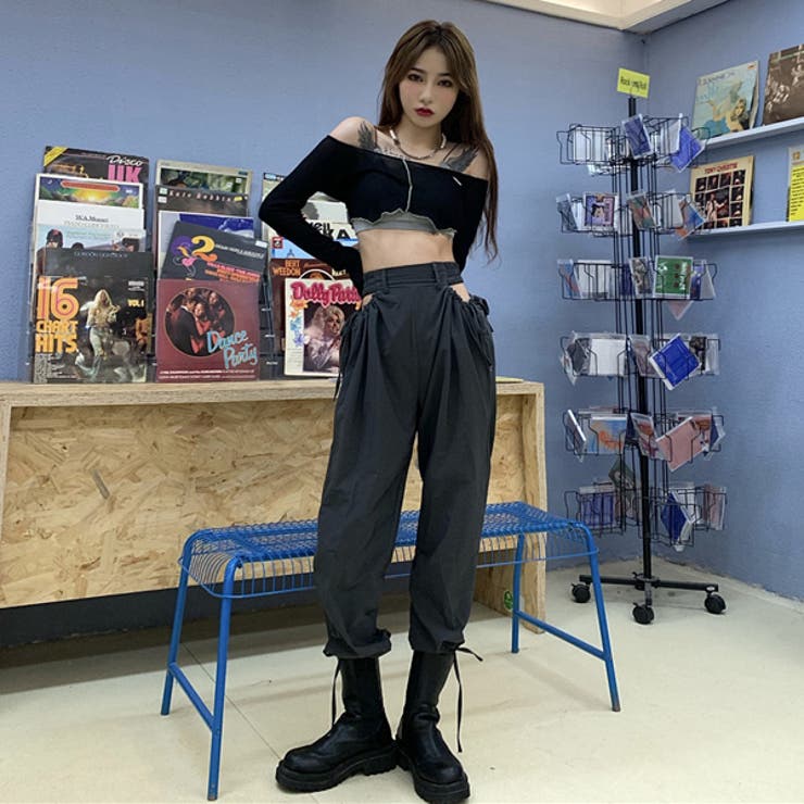 サイドオープン ドロスト パンツ | Decorative  | 詳細画像7 