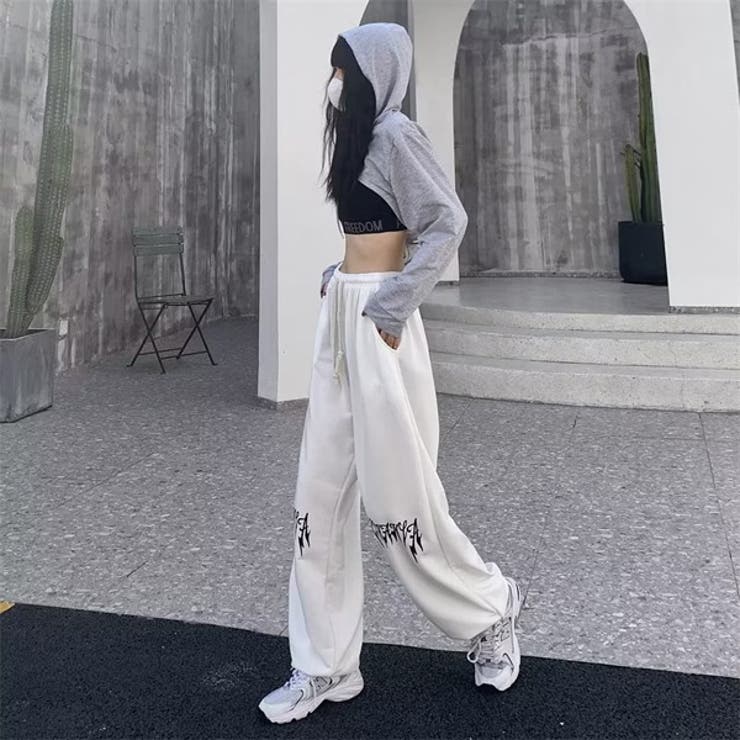 スウェットパンツ ストリートロゴ ジョガーパンツ[品番