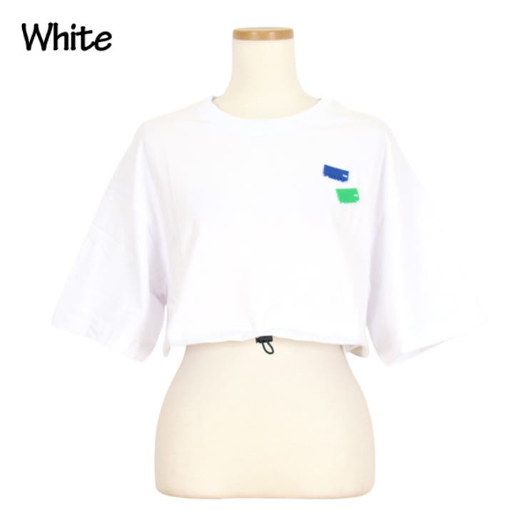 Tシャツ ショート丈 ドロスト | Decorative  | 詳細画像15 