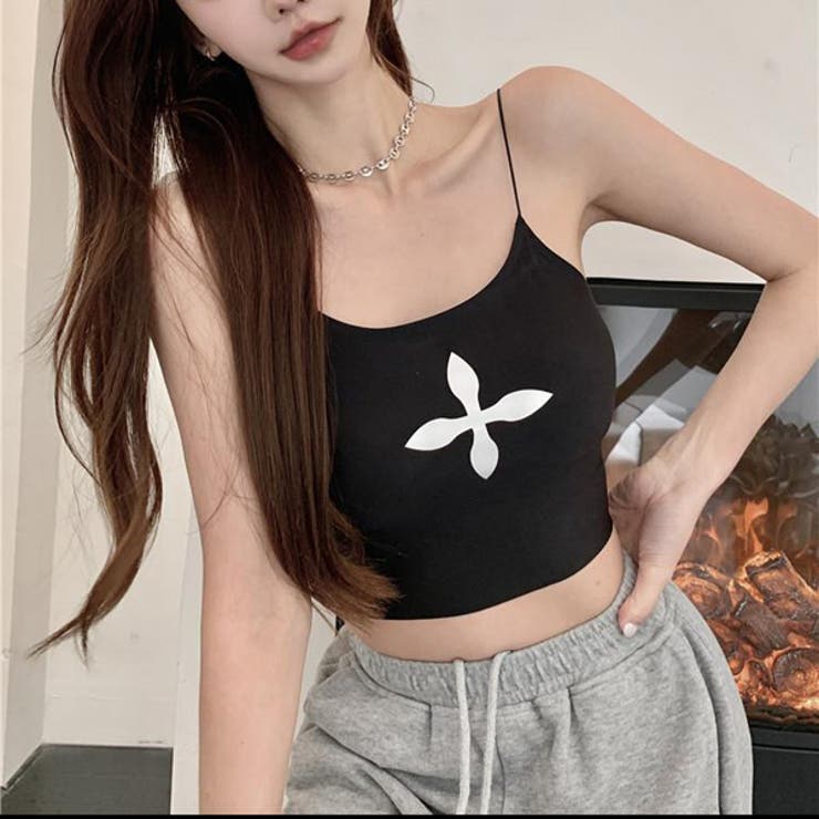 ブラトップ クロスプリント キャミソール | Decorative  | 詳細画像11 