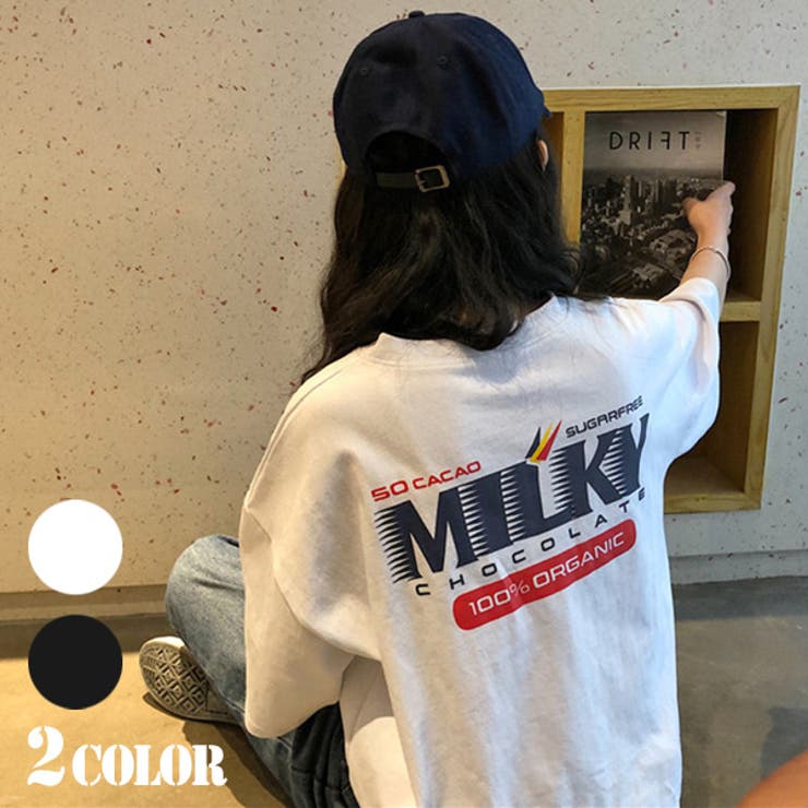Tシャツ MILKYロゴ バックプリント | Decorative  | 詳細画像1 