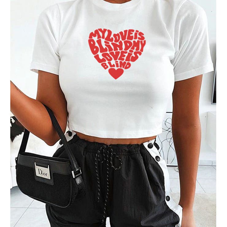 Tシャツ ハート ロゴ[品番：DCTW0004016]｜Decorative
