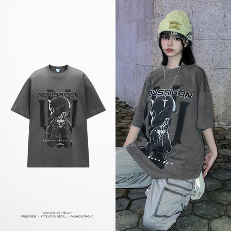 Tシャツ キャラクタープリント ビッグシルエットT[品番：DCTW0004018]｜Decorative  （デコラティブ）のレディースファッション通販｜SHOPLIST（ショップリスト）