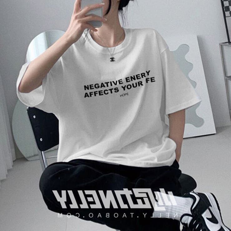 Tシャツ メッセージロゴ ビッグシルエットT | Decorative  | 詳細画像2 