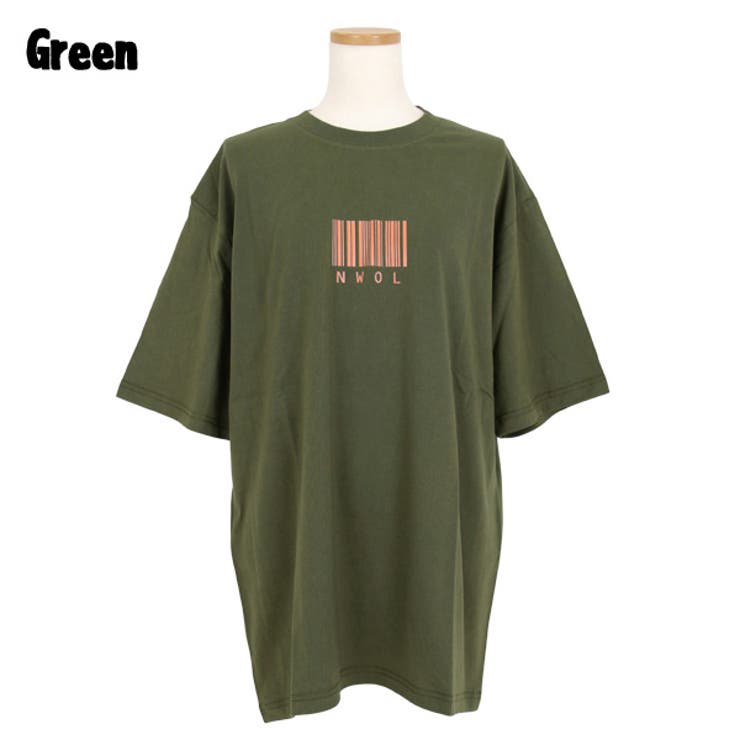 Tシャツ バーコードプリント ビッグシルエットT | Decorative  | 詳細画像10 