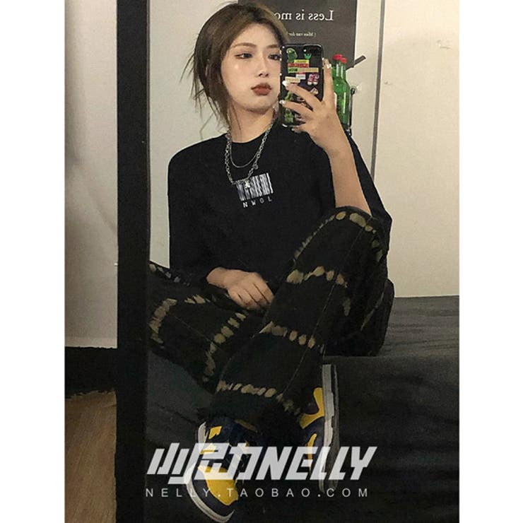 Tシャツ バーコードプリント ビッグシルエットT | Decorative  | 詳細画像2 
