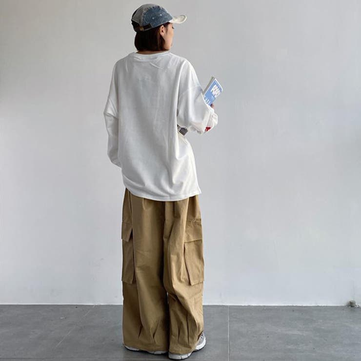 カーゴパンツ アースカラー ワイドパンツ | Decorative  | 詳細画像6 