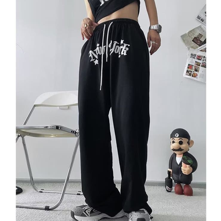 ワイドパンツ ジャージパンツ ロゴプリント | Decorative  | 詳細画像8 