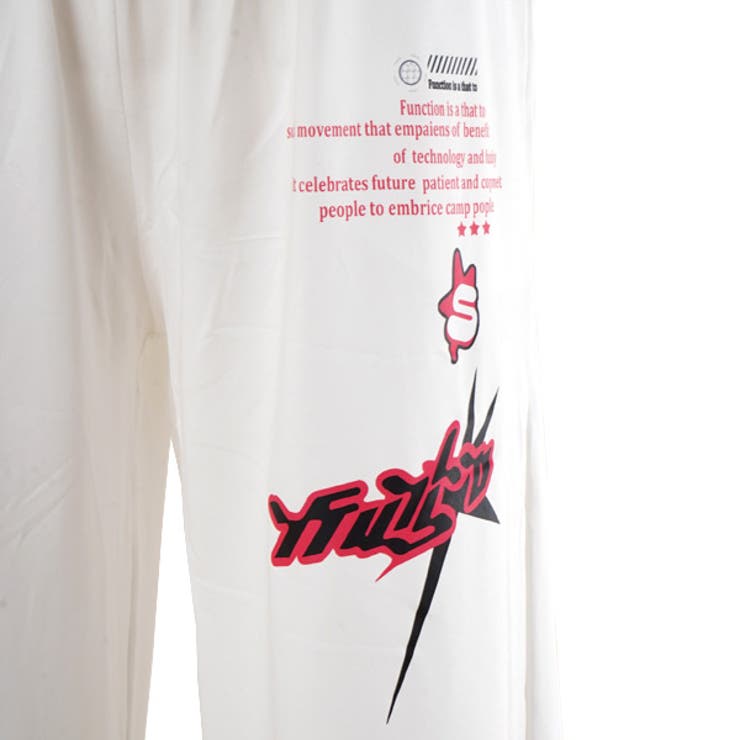 ワイドパンツ ジャージパンツ ロゴプリント[品番：DCTW0004324