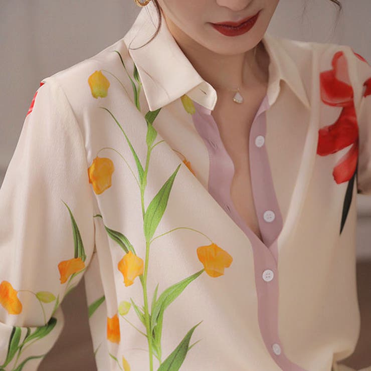 柄シャツ 花柄 フラワー柄 | Decorative  | 詳細画像2 
