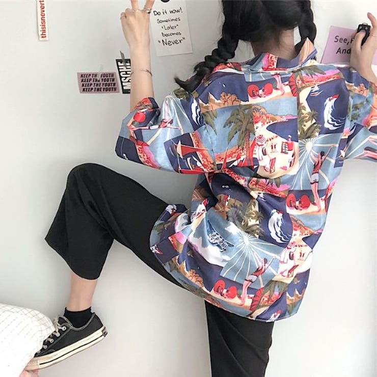 柄シャツ レトロ サマー | Decorative  | 詳細画像3 