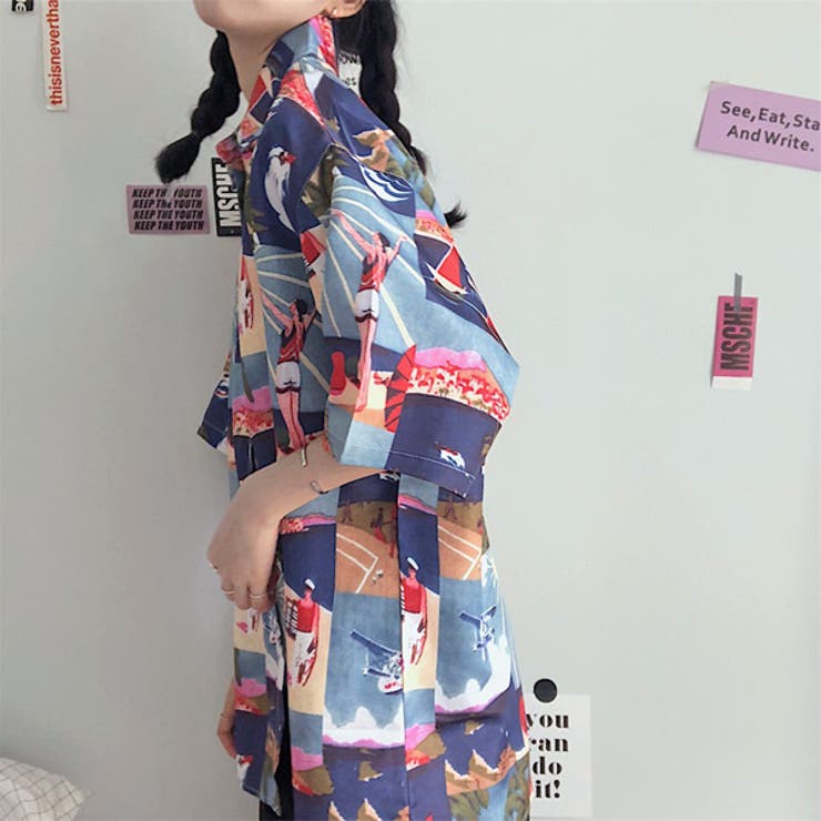 柄シャツ レトロ サマー | Decorative  | 詳細画像5 