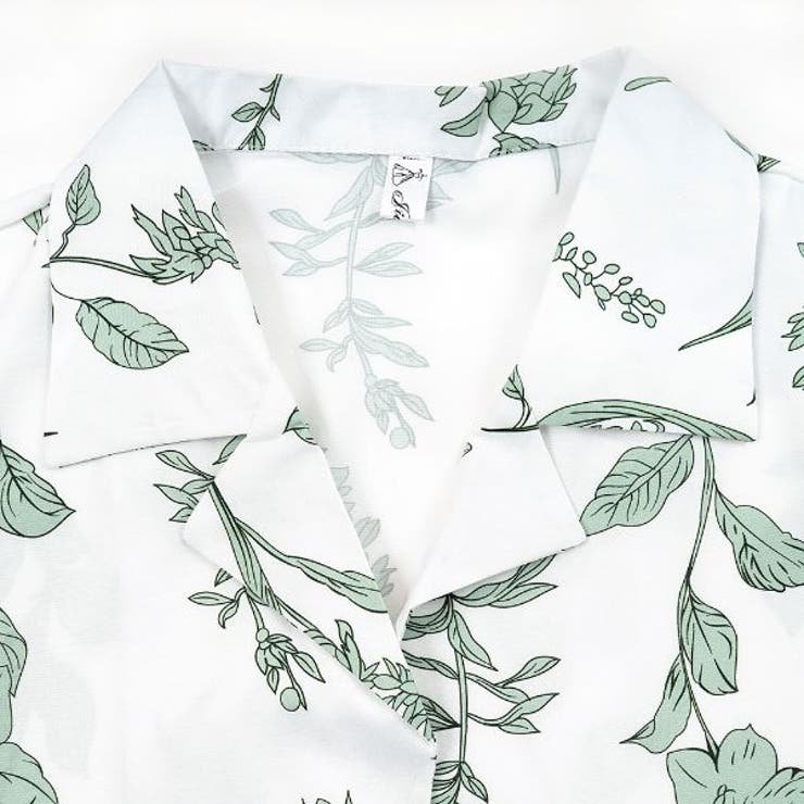 柄シャツ ボタニカル柄 オープンカラー | Decorative  | 詳細画像9 