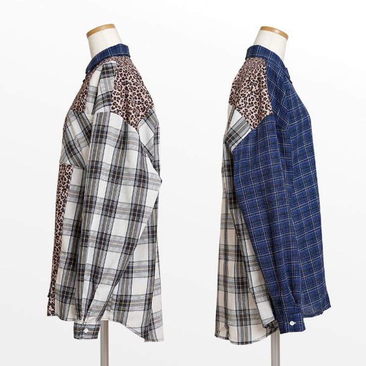 柄シャツ チェック柄 ヒョウ柄 | Decorative  | 詳細画像8 