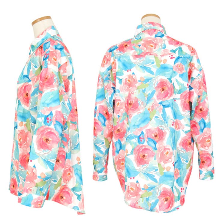 柄シャツ フラワー柄 ボタニカル柄 | Decorative  | 詳細画像10 