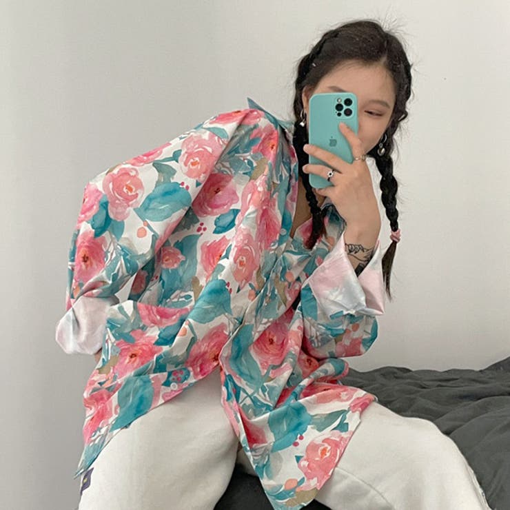 柄シャツ フラワー柄 ボタニカル柄 | Decorative  | 詳細画像5 