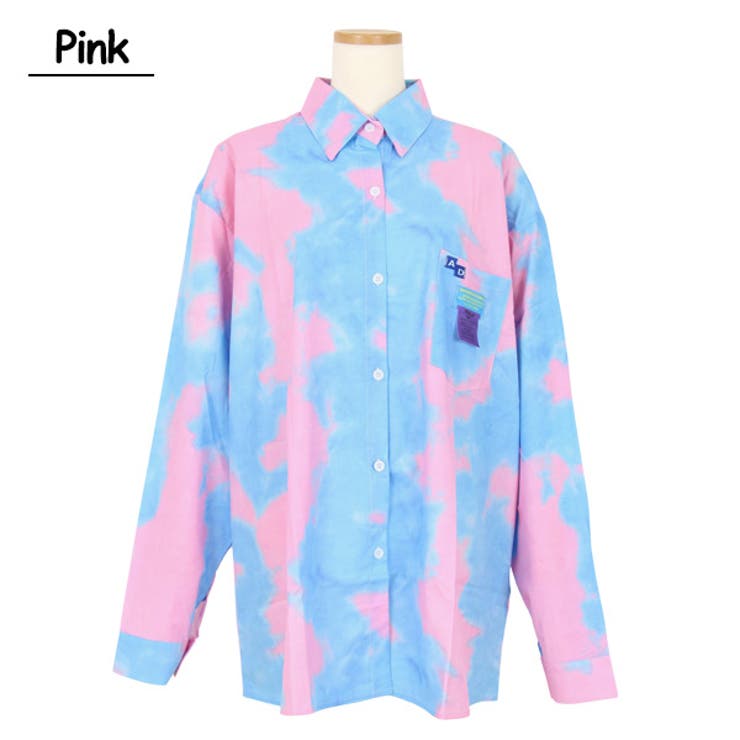 柄シャツ タイダイ柄 ビッグシャツ | Decorative  | 詳細画像14 