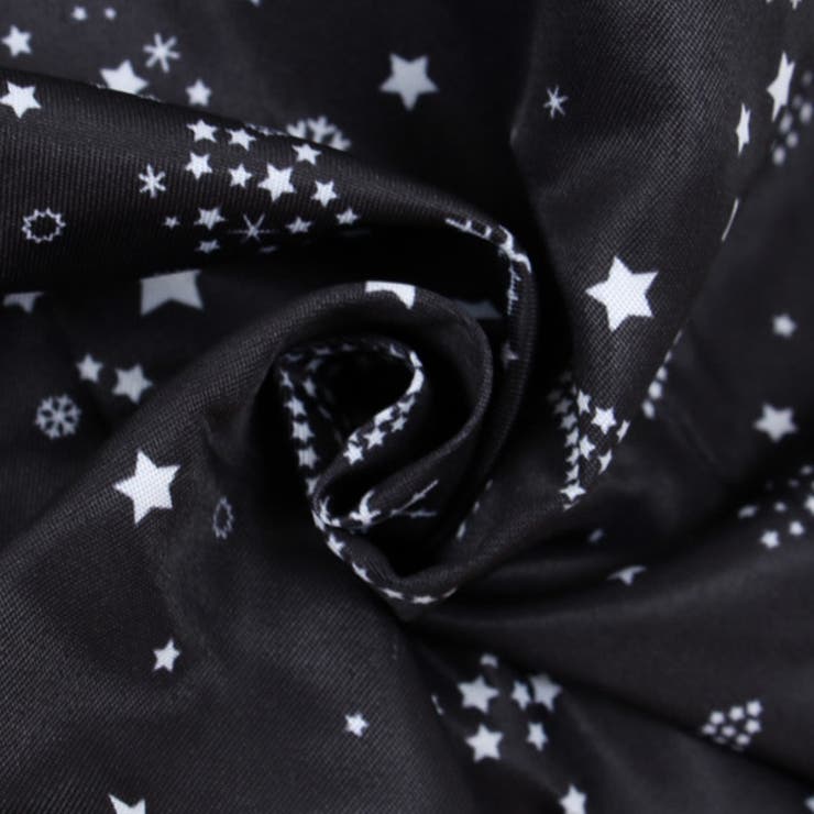 柄シャツ 星柄 ブラック[品番：DCTW0003997]｜Decorative
