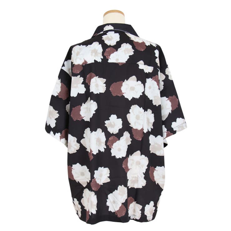 柄シャツ フラワー柄 セピアカラー | Decorative  | 詳細画像7 