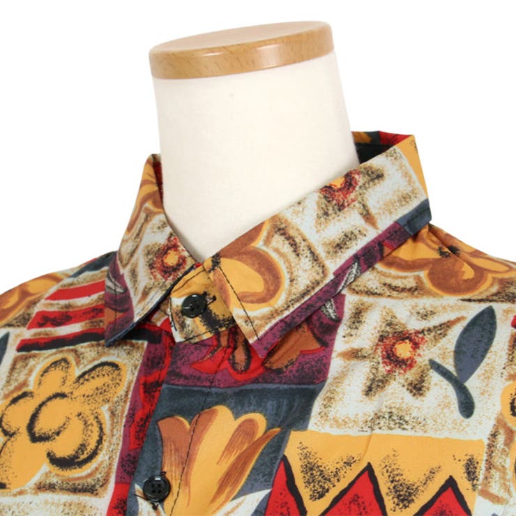 柄シャツ フラワー柄 タイルデザイン | Decorative  | 詳細画像10 