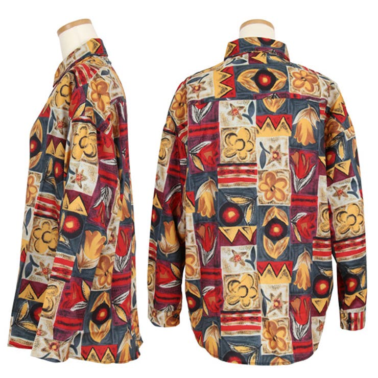 柄シャツ フラワー柄 タイルデザイン | Decorative  | 詳細画像9 