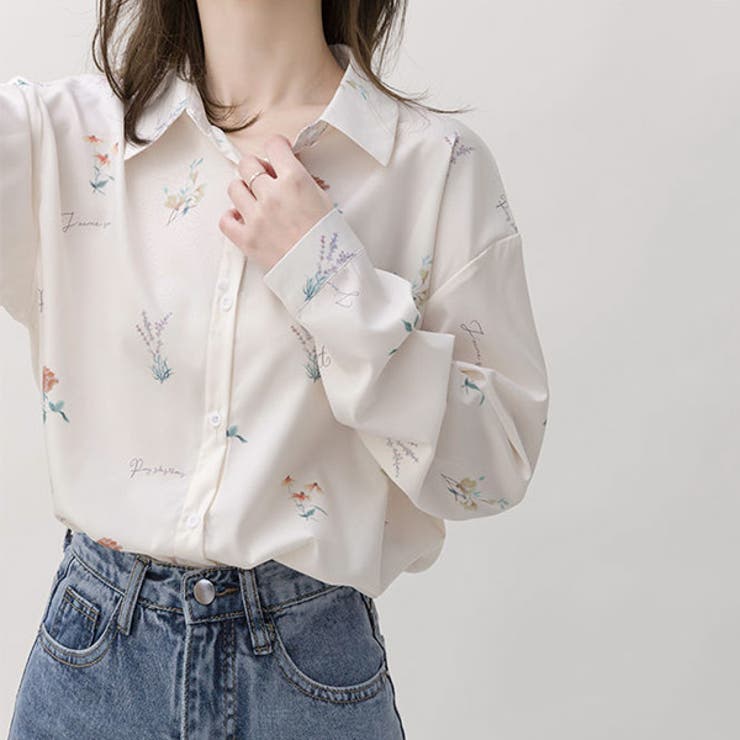 柄シャツ 小花柄 ブラウス | Decorative  | 詳細画像6 