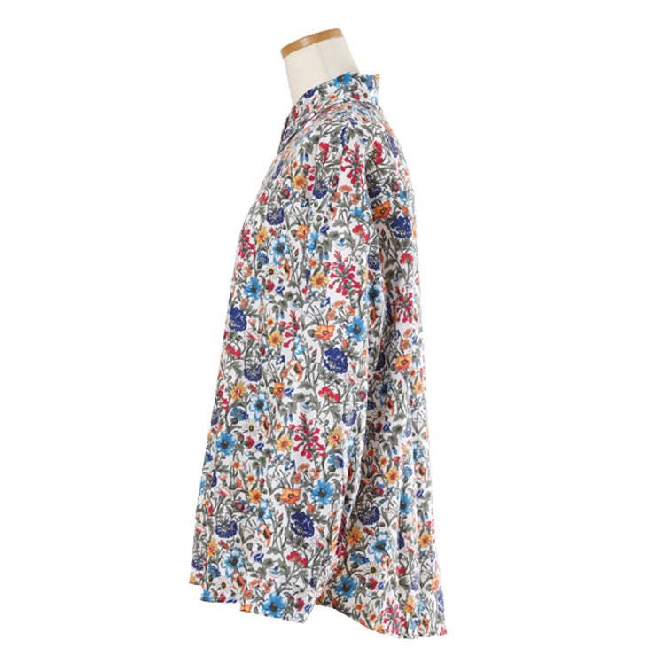 肌触りがいい 柄シャツ 花柄 ボタニカル柄[品番：DCTW0004311]｜Decorative トップス