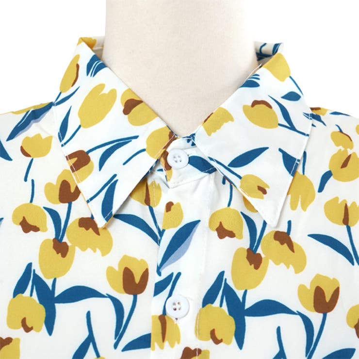 柄シャツ フラワー柄 小花柄 | Decorative  | 詳細画像12 