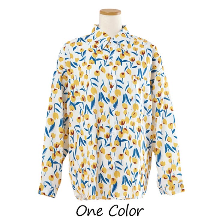 柄シャツ フラワー柄 小花柄[品番：DCTW0004322]｜Decorative