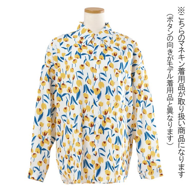 柄シャツ フラワー柄 小花柄[品番：DCTW0004322]｜Decorative