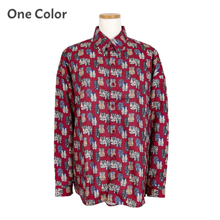 人気便利グッズ 柄シャツ アート 長袖シャツ[品番：DCTW0004355]｜Decorative トップス
