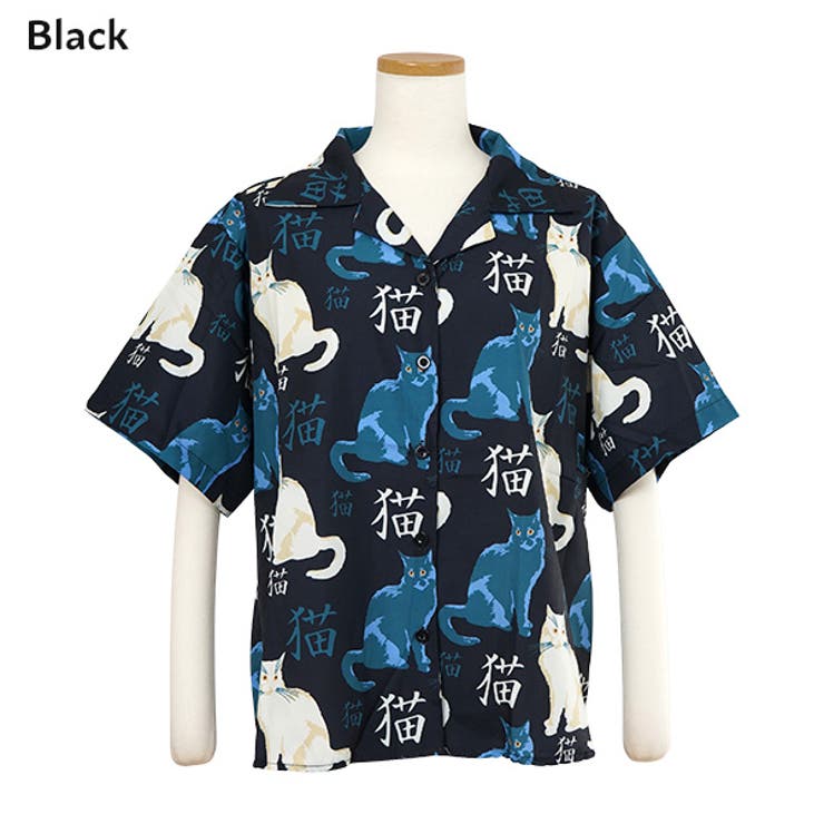 柄シャツ 猫 キャット | Decorative  | 詳細画像11 