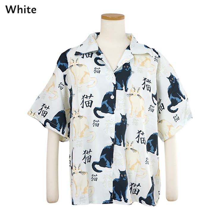 柄シャツ 猫 キャット | Decorative  | 詳細画像12 