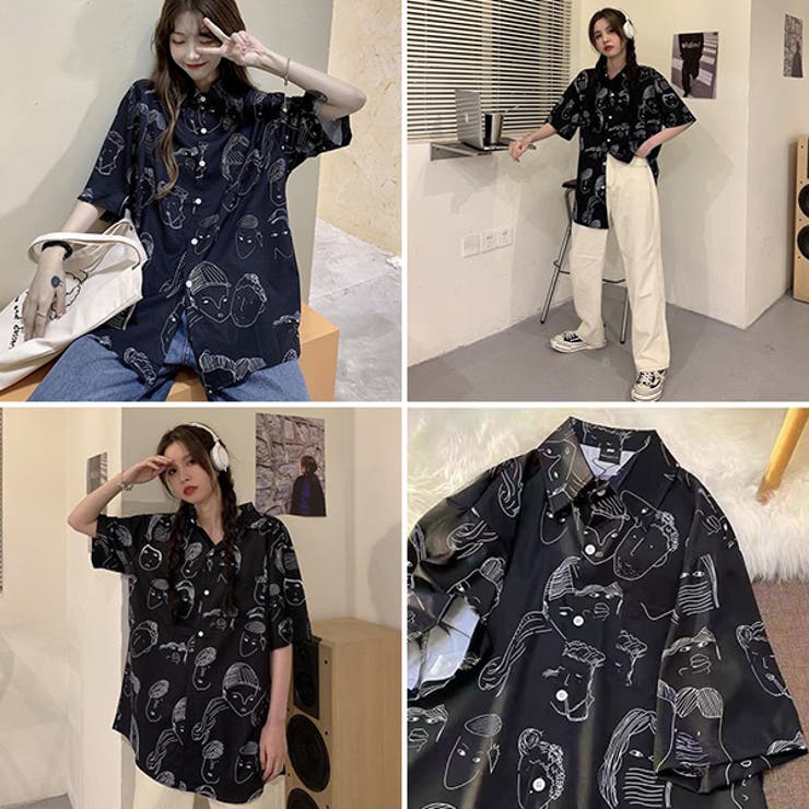 極美品✨  205W39NYC テープディテール シャツ 柄シャツ チェックシャツ 刺繍[品番：DCTW0004497]｜Decorative