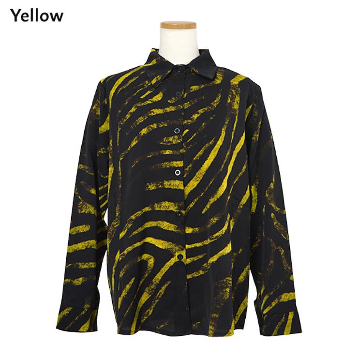 柄シャツ ゼブラ柄 かすれ模様 | Decorative  | 詳細画像11 