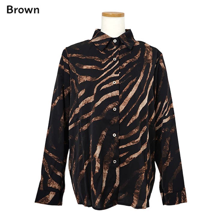 柄シャツ ゼブラ柄 かすれ模様 | Decorative  | 詳細画像12 