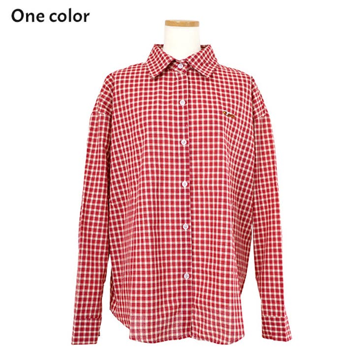 柄シャツ チェック柄 ギンガムチェック[品番：DCTW0004509