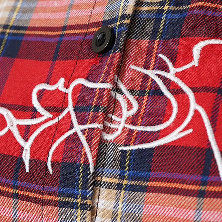 柄シャツ チェック柄 タータンチェック[品番：DCTW0004510