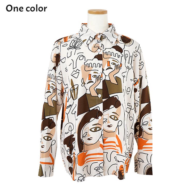 柄シャツ 顔柄 フェイス柄 | Decorative  | 詳細画像11 