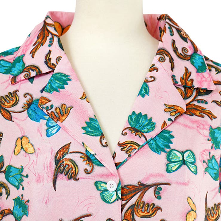 柄シャツ 花柄 ピンク | Decorative  | 詳細画像5 