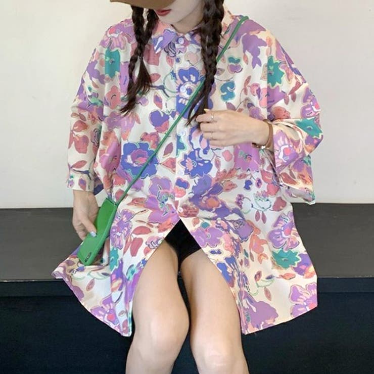 柄シャツ 花柄 花 | Decorative  | 詳細画像3 