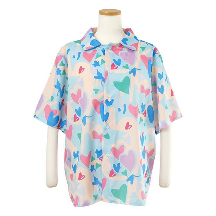 柄シャツ ハート柄 ハート | Decorative  | 詳細画像3 