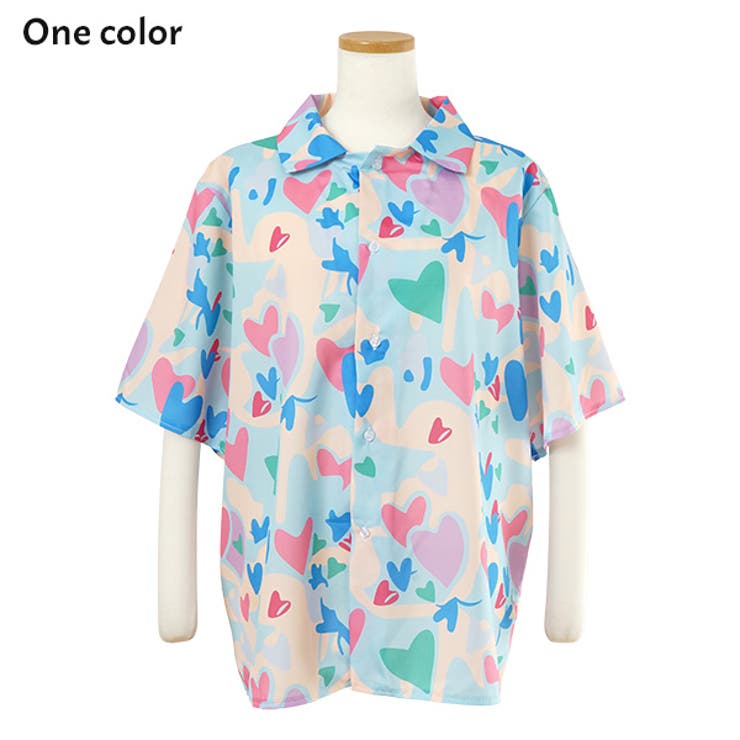 柄シャツ ハート柄 ハート | Decorative  | 詳細画像7 