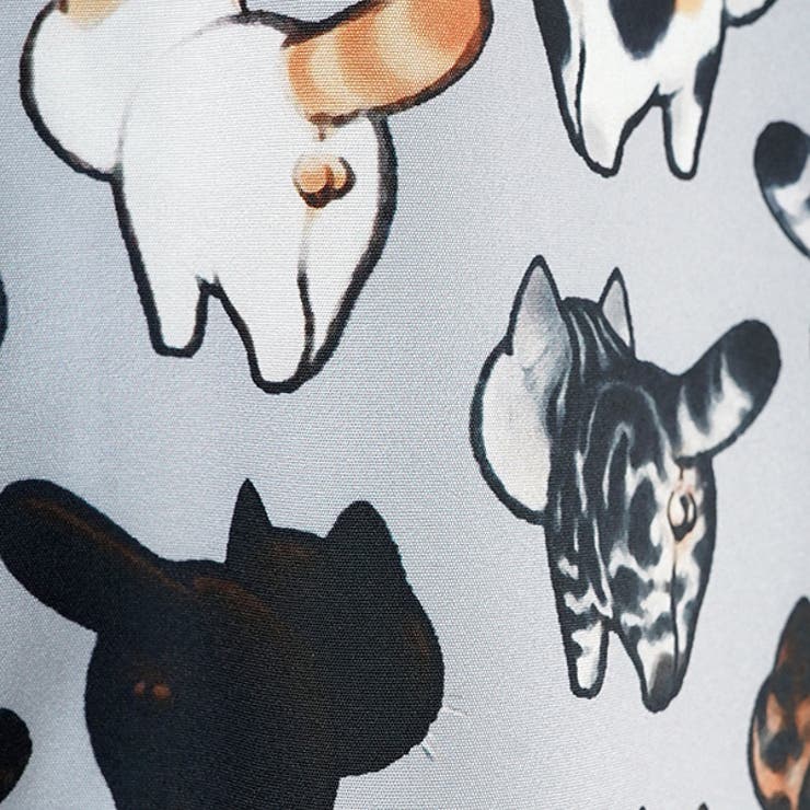 柄シャツ 猫柄 キャット柄 | Decorative  | 詳細画像7 