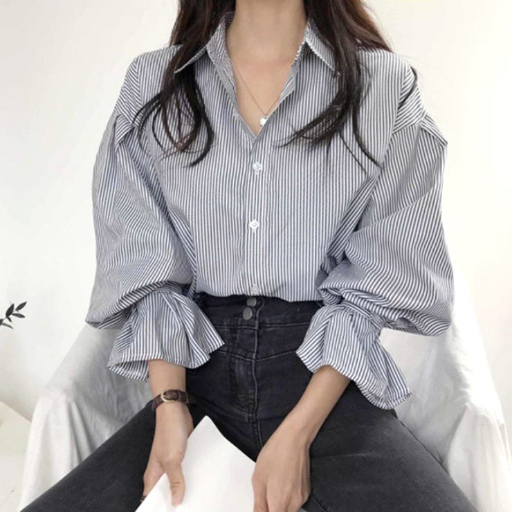 柄シャツ ストライプシャツ ストライプ | Decorative  | 詳細画像1 