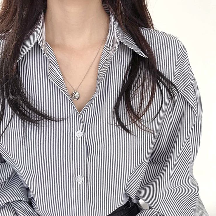 柄シャツ ストライプシャツ ストライプ | Decorative  | 詳細画像3 