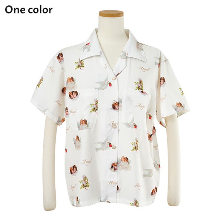 柄シャツ 天使 双子 | Decorative  | 詳細画像12 