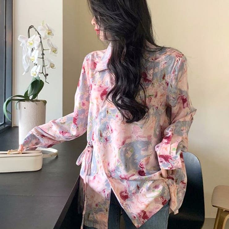 柄シャツ ピンク ピンクミックス | Decorative  | 詳細画像3 