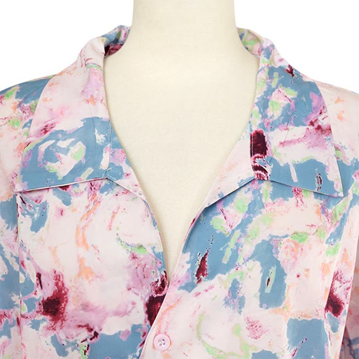 柄シャツ ピンク ピンクミックス | Decorative  | 詳細画像8 