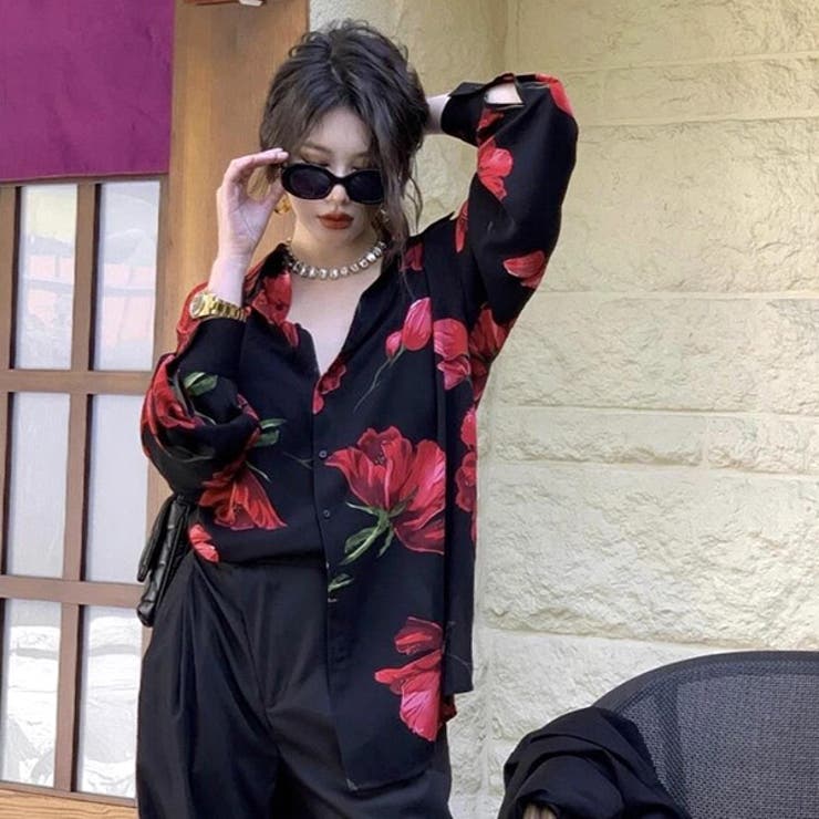 柄シャツ 花柄 花 | Decorative  | 詳細画像2 